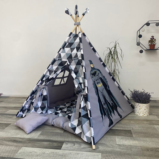 Teepee for Kids Customized From Cotton Forest Animals, Teepee Tent for  Playing, Tipi Enfant, Childrens Teepee, Playhouse 